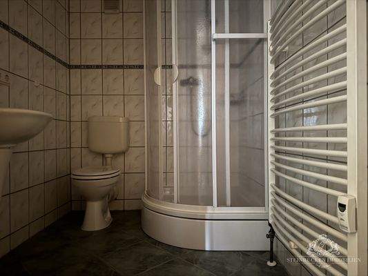 Gästebadezimmer mit Dusche (WHG 1)