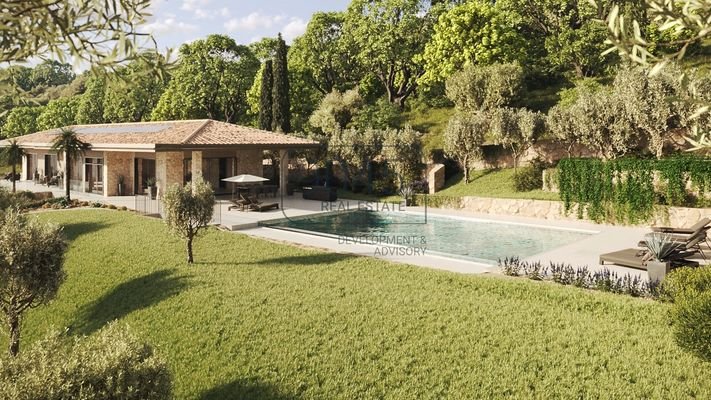 Traumvilla mit Seeblick und Olivenhain in Costermano sul Garda - Gardasee