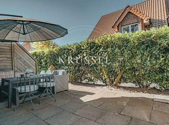 Sonnige, geschützte Terrasse