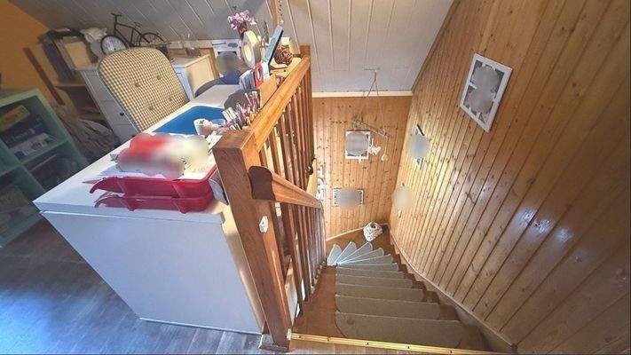 Foto-Treppe vom DG zum EG