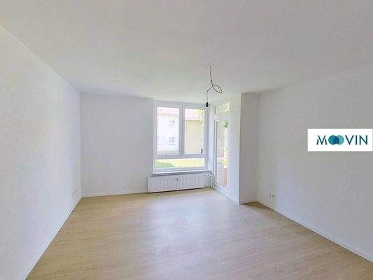 Ansicht I: Wohn- und Esszimmer