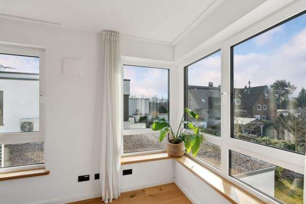 Blick aus dem Schlafzimmer