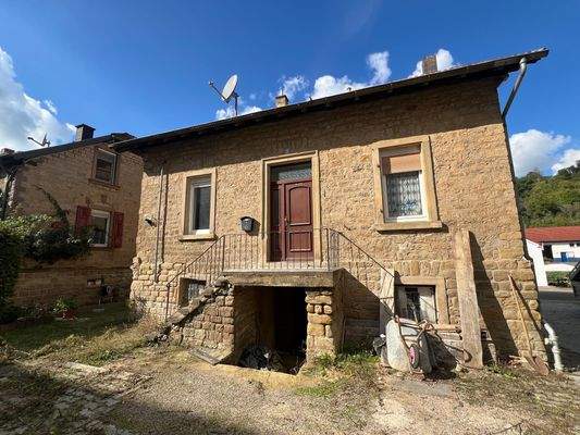 Rückansicht mit Eingang