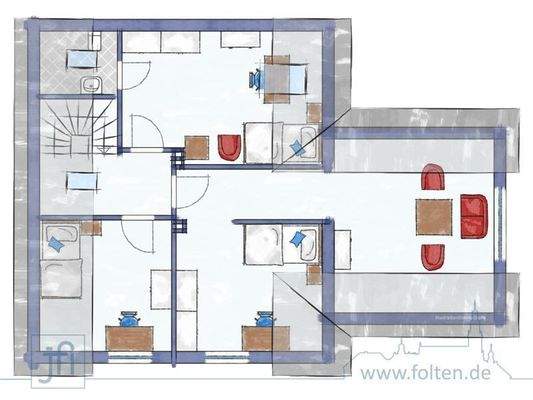 Grundriss Obergeschoss