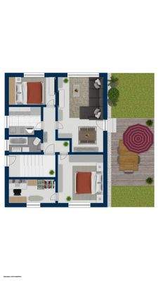 Grundriss Wohnung Erdgeschoss