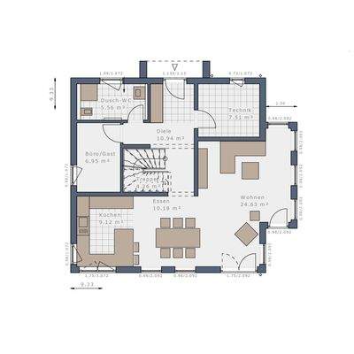 Grundriss Erdgeschoss