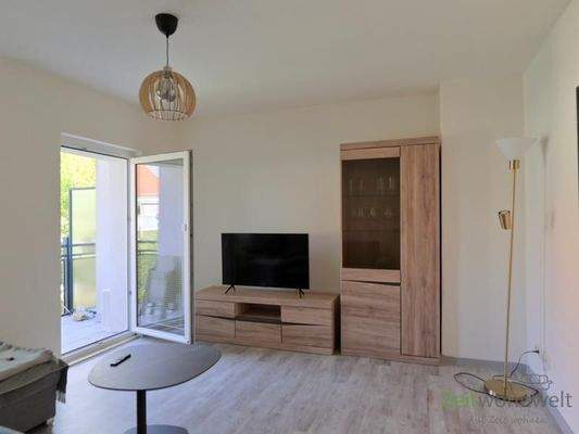 Blick ins Wohnzimmer