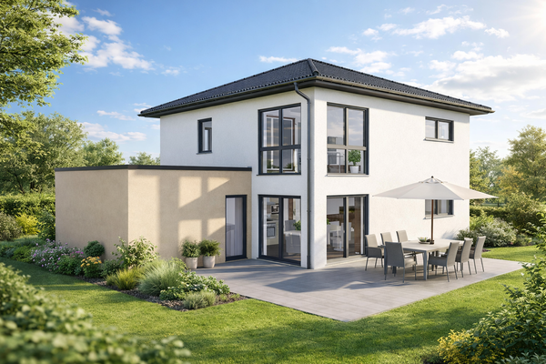 Hausbeispiel Stadtvilla Klassik 120 Terrasse