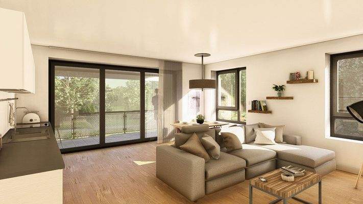 Visualisierung Wohnung  Nr. 5 und 12