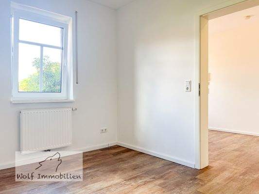 Schlafzimmer und Flur