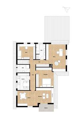 Grundriss Obergeschoss