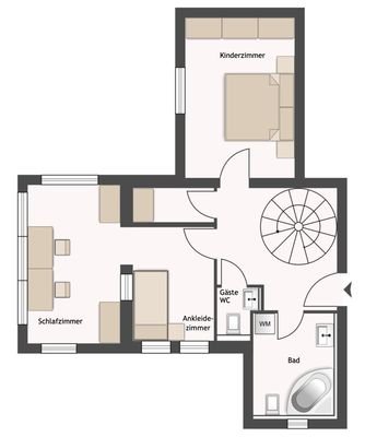 Grundriss 1. Ebene