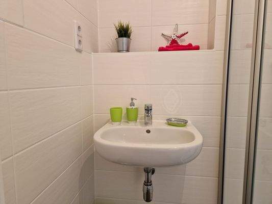 neues Bad mit Dusche