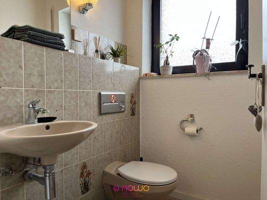 Praktisch: das Gäste-WC