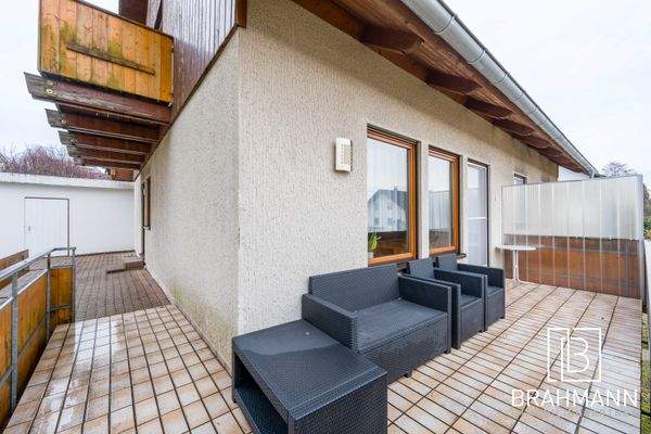 Balkon der EG Wohnung