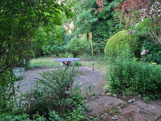 Westterrasse-Gartenanlage