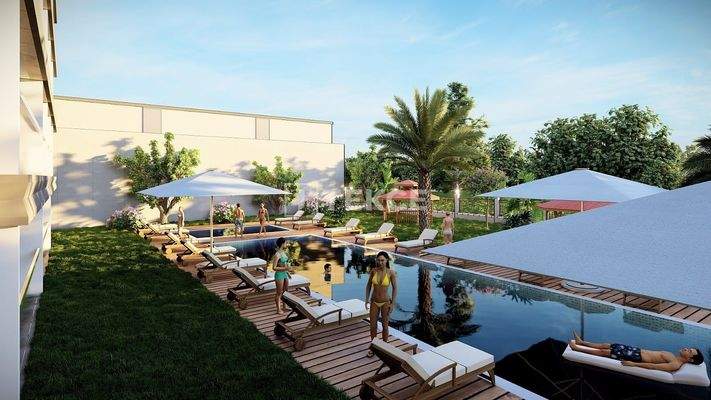 Apartments in a Project Near the Airport in Altıntaş Antalya