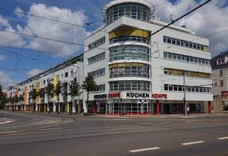 Blick von der Kreuzung Plautstr. / Lützner Str.