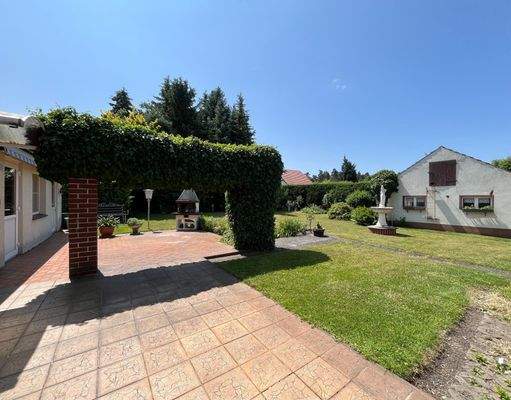 Sitzbereich im Garten