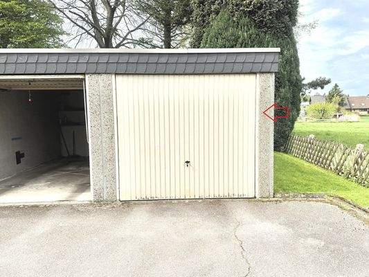 Garage rechts
