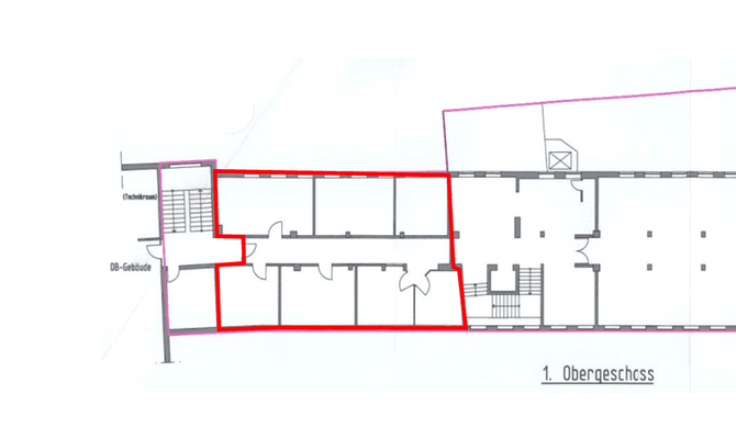 BP 29, 1.OG, Lageplan 