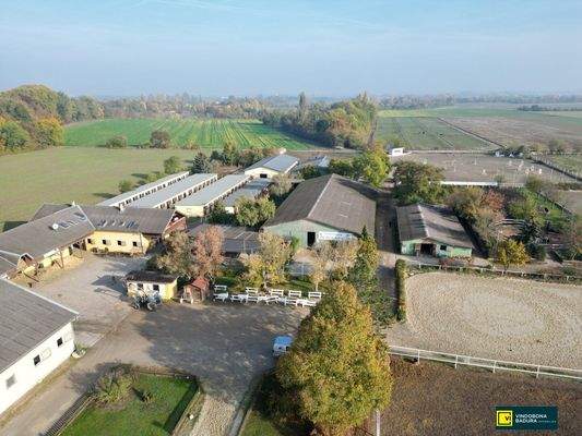 Stall vogelperspektive