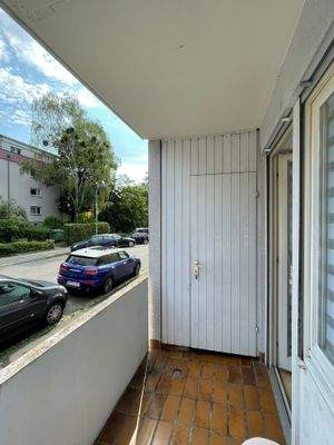 Balkon mit Abstellraum