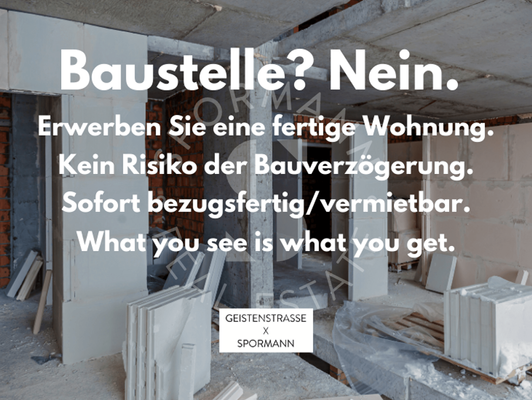 Fertiggestellte Wohnung