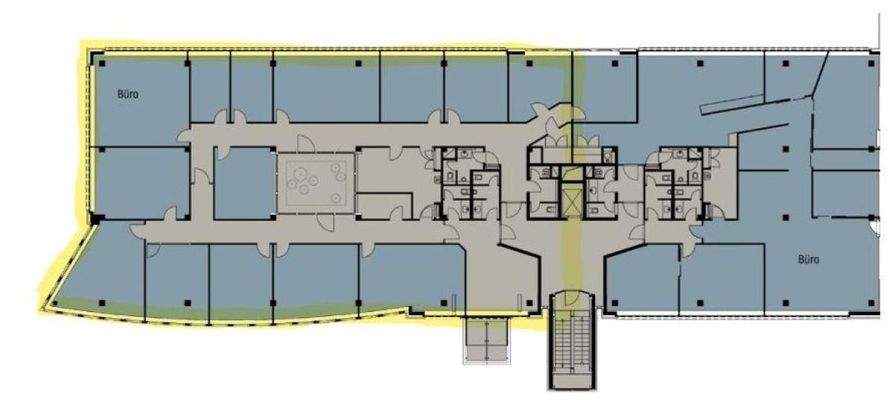 Grundriss 1. OG (Büro)