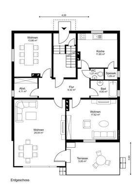 Grundriss Erdgeschoss
