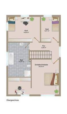 Grundriss Obergeschoss