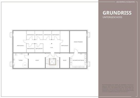 Grundriss Untergeschoss