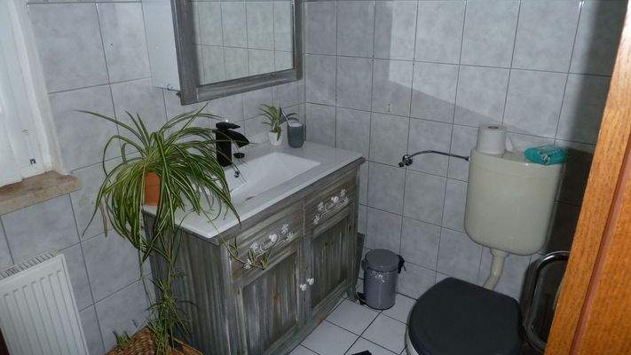 Bad mit Dusche im Erdgeschoss