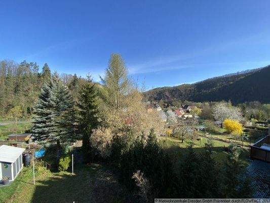 Ausblick - Reihenendhaus in Schlottwitz