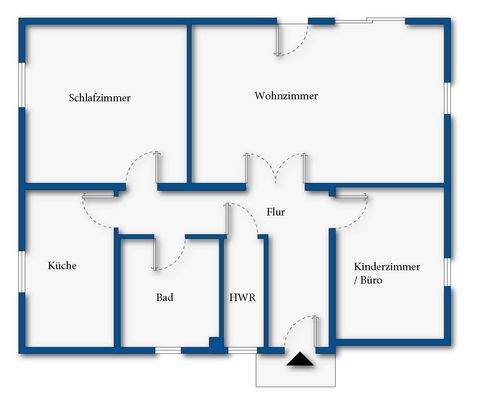 Grundrissskizze Erdgeschoss