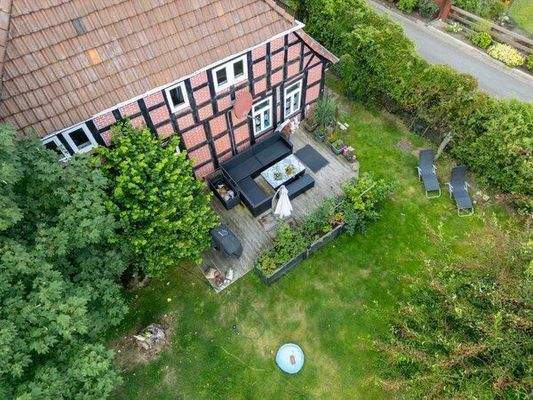 Blick auf die Terrasse 