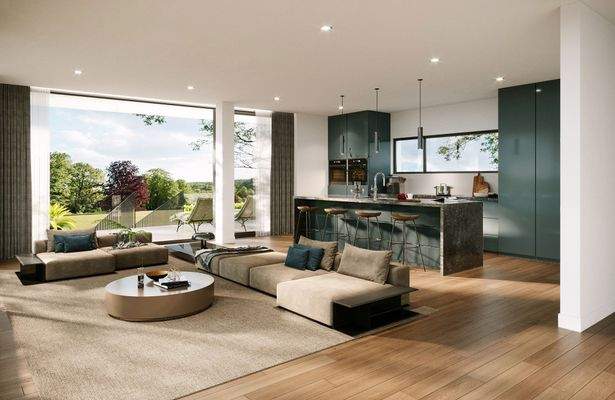 Wohnbereich - Visualisierung