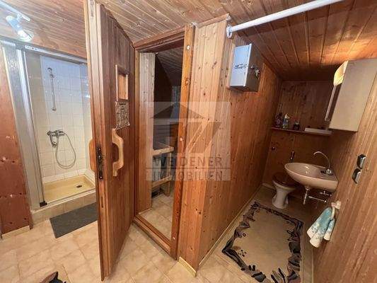 Keller Sauna Dusche WC
