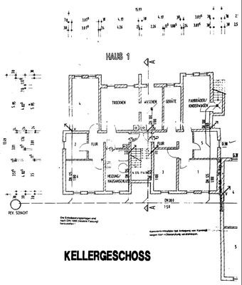 Grundriss Keller