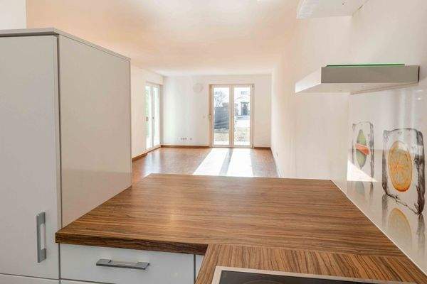 Blick ins Wohnzimmer