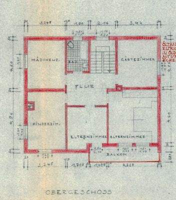 Grundriss Obergeschoss