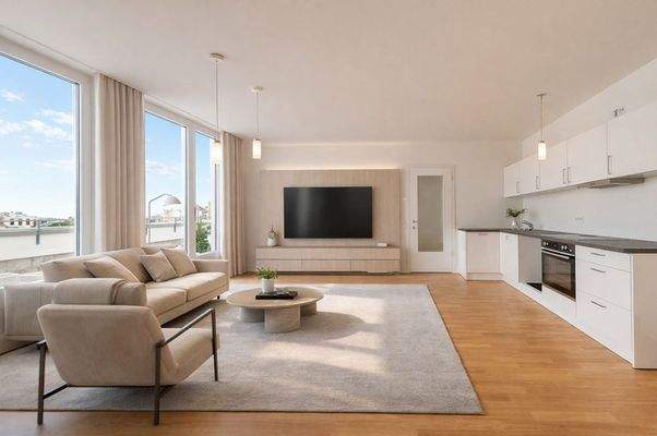 Wohnen virtuell möbliert 