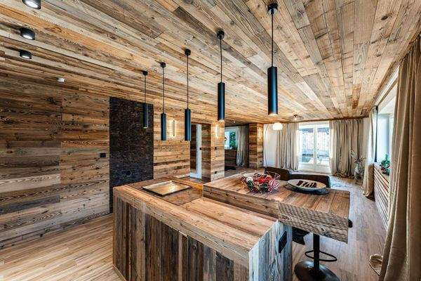 Wohnbereich und Küche