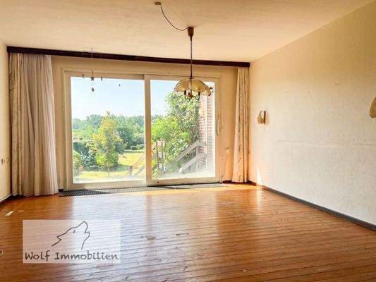 Wohnzimmer EG mit Gartenblick