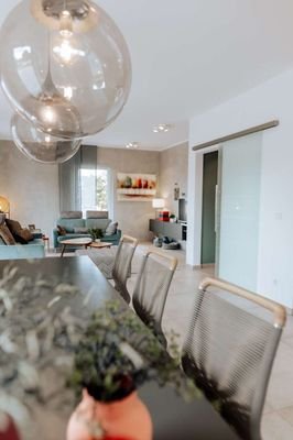 Blick in Wohnzimmer