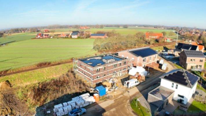 Luftaufnahme Neubauprojekt