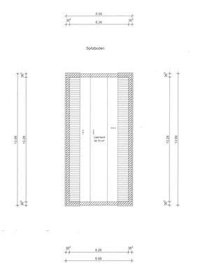 Grundriss Spitzboden