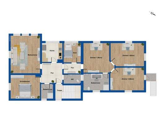 Grundriss - Obergeschoss