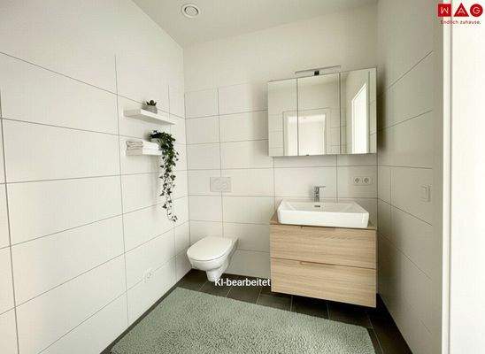 Möblierungsvorschlag Badezimmer KI generiert