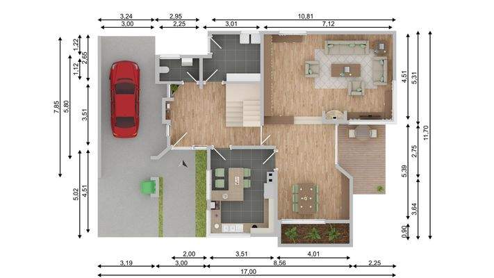 Grundriss Erdgeschoss